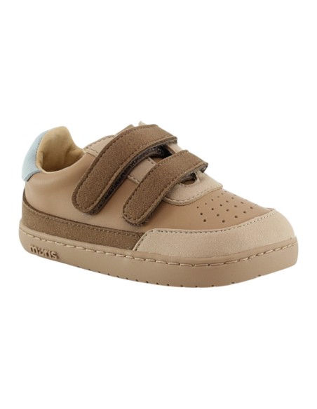 Zapatos veganos barefoot Muris Petra Mini Bark Brown