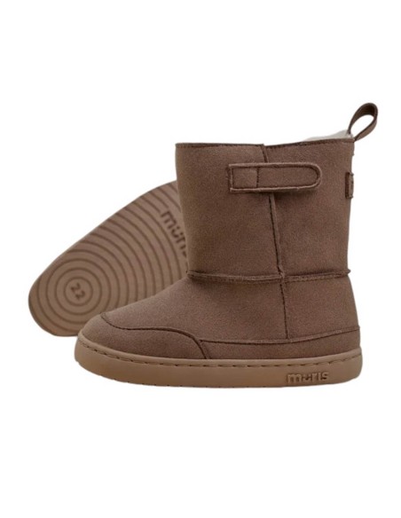 Botines Muris barefoot veganos Siberia Marrón