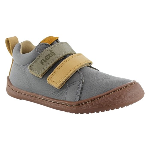 Botines barefoot Flexi Nens 9010-R Gris-Verede-Amarillo