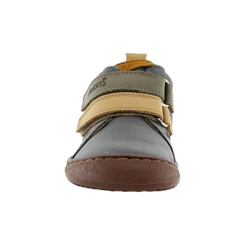 Botines barefoot Flexi Nens 9010-R Gris-Verede-Amarillo 2