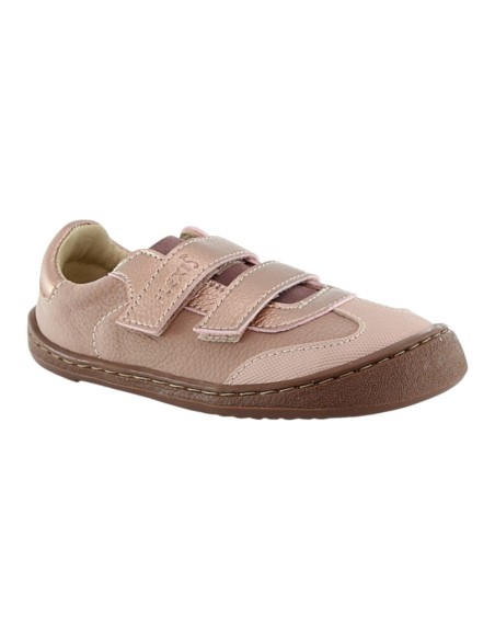 Zapatos barefoot Flexi Nens 9022-R Piso Respetuoso Rosa-Bronce