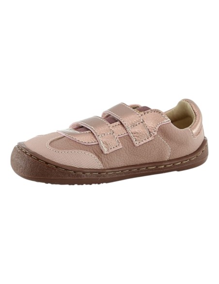 Zapatos barefoot Flexi Nens 9022-R Piso Respetuoso Rosa-Bronce