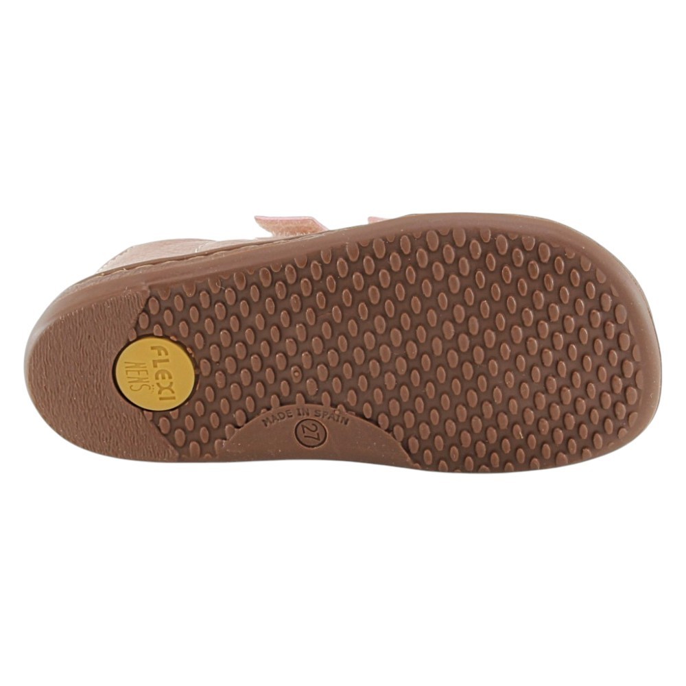 Zapatos barefoot Flexi Nens 9022-R Piso Respetuoso Rosa-Bronce