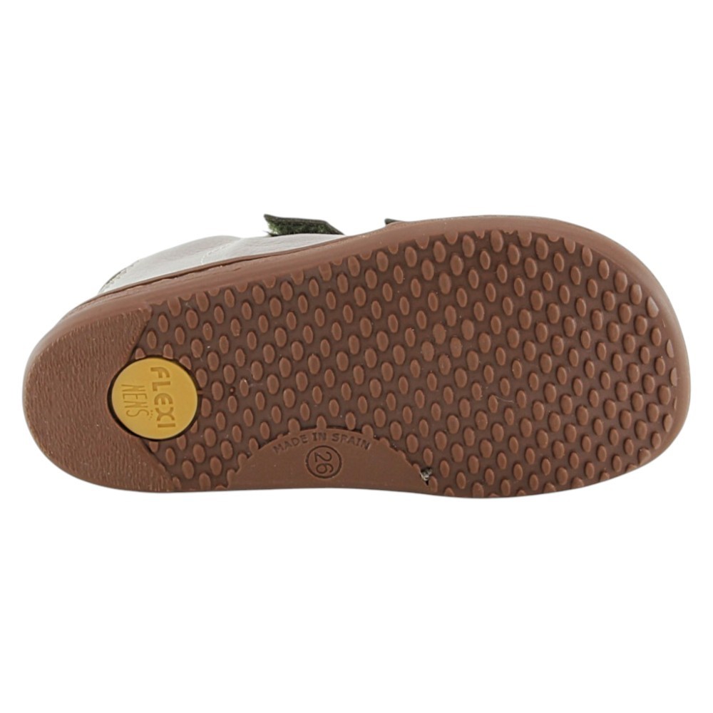 Zapatos barefoot Flexi Nens 9022-R Verde Suela Respetuoso