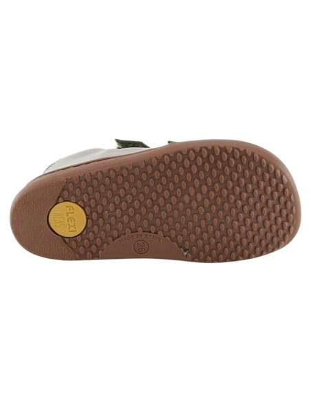 Zapatos barefoot Flexi Nens 9022-R Verde Suela Respetuoso