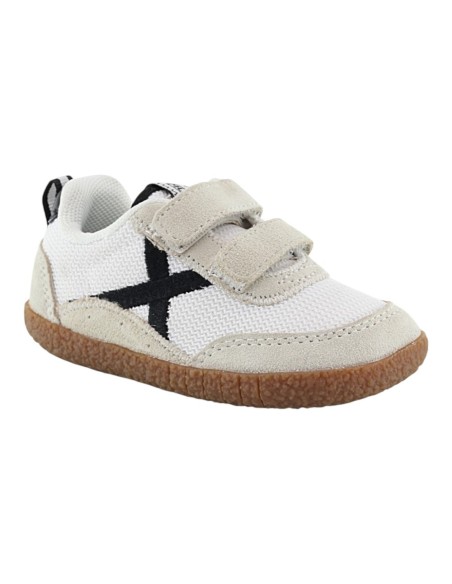 Zapatillas barefoot Munich Baby Koda Blanco-Negro
