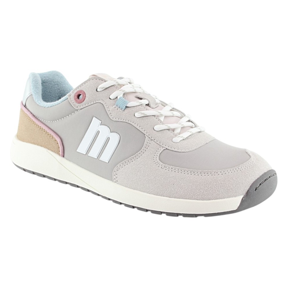Zapatillas Mustang Free Apolo Beige-Plata