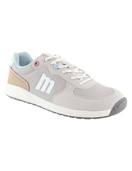 Zapatillas Mustang Free Apolo Beige-Plata