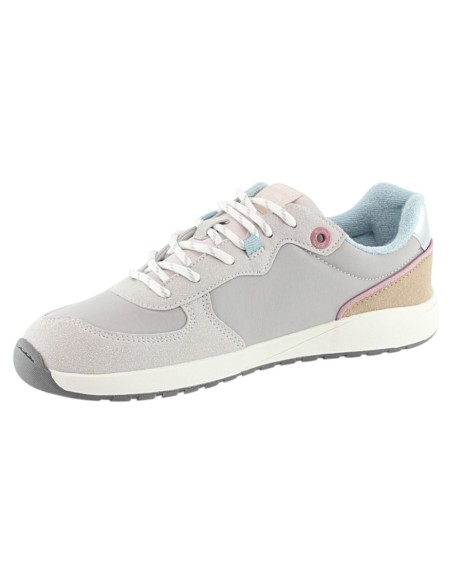 Zapatillas Mustang Free Apolo Beige-Plata