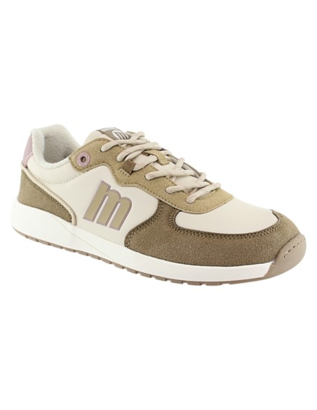 Zapatillas Mustang Free Apolo Beige-Plata