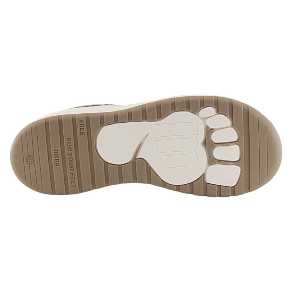 Zapatillas Mustang Free Apolo Beige-Plata