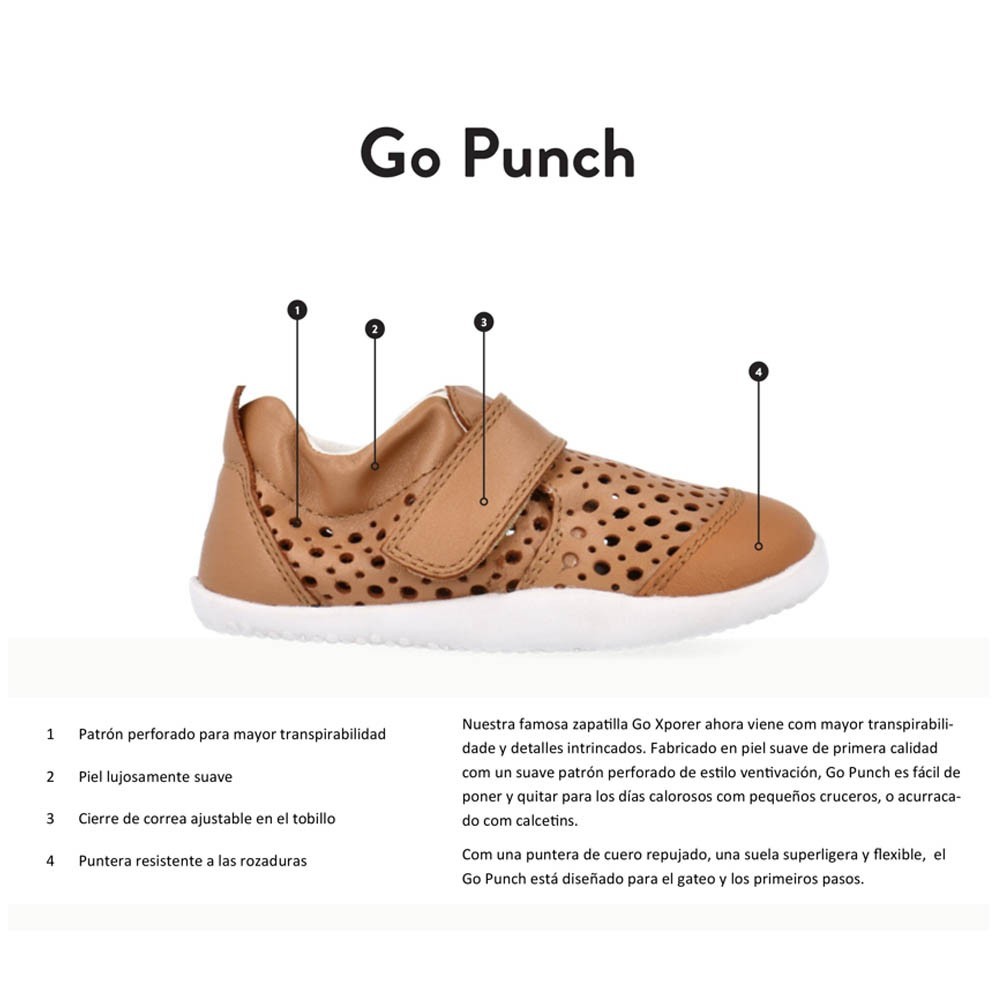 Sandalias respetuosas Bobub Explorer Punch metal Rosa