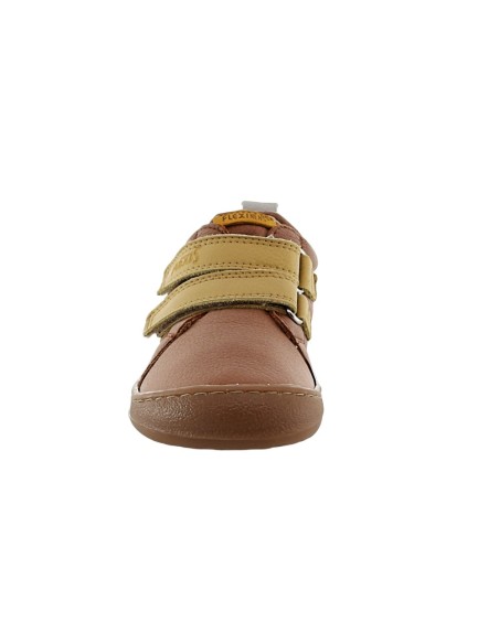 Botines respetuosos  Flexi Nens 9010-R Cuero-Mostaza