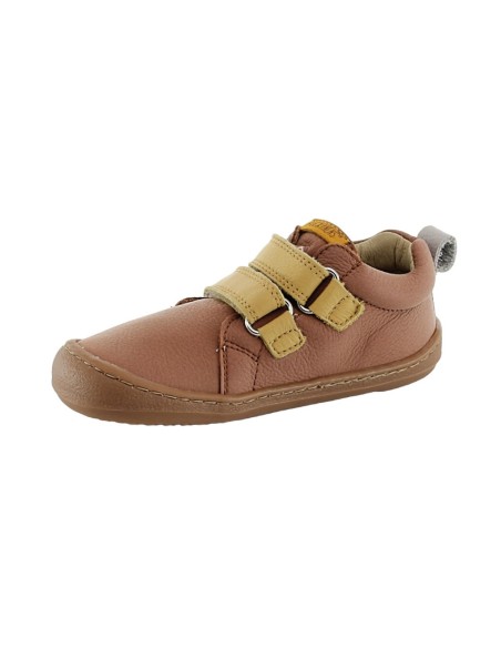 Botines respetuosos  Flexi Nens 9010-R Cuero-Mostaza