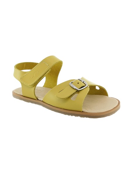 Sandalias barefoot Flexi Nens Hebilla SW Amarillo