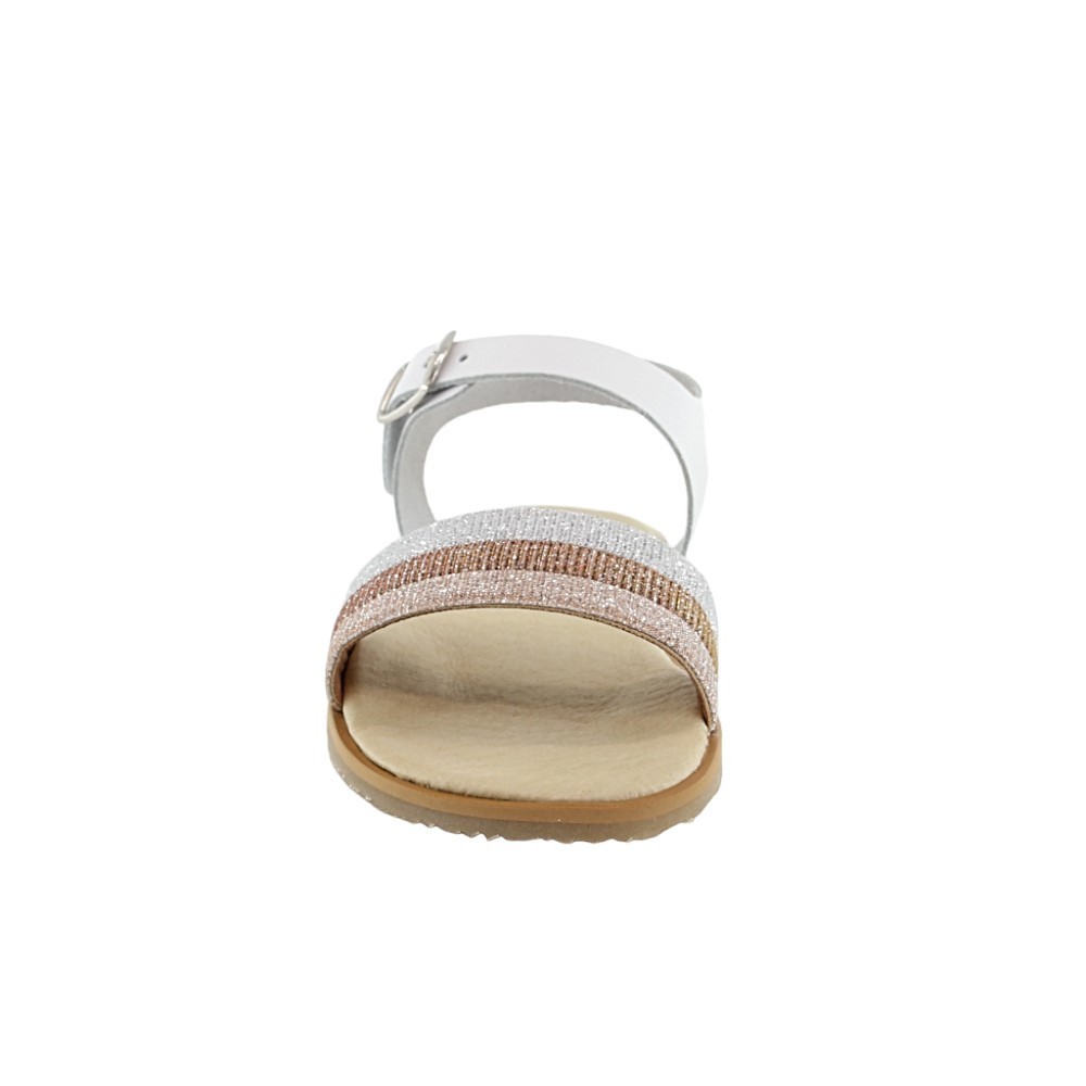 Sandalias Flexi Nens barefoot 5741 PRIME Brilli y blanco