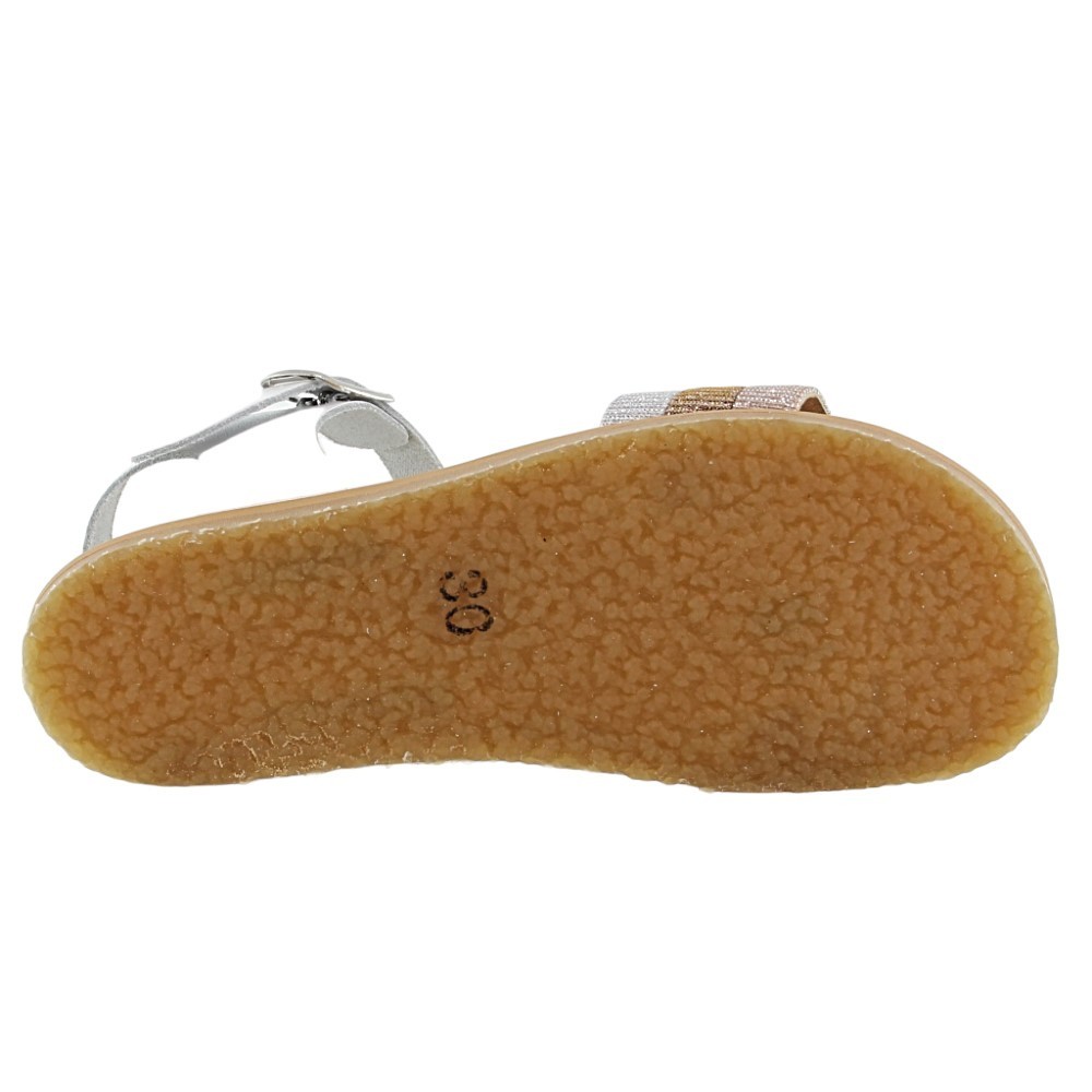 Sandalias Flexi Nens barefoot 5741 PRIME Brilli y blanco