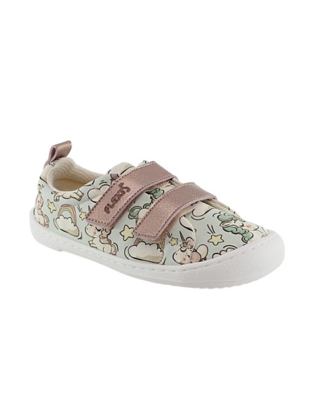 Zapatillas Barefoot Flexi Nens 9110-R Unicornios Rosa