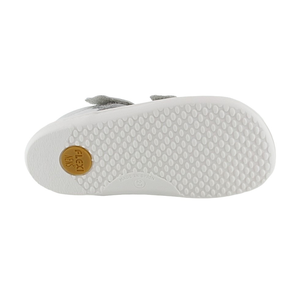 Zapatos barefoot Flexi Nens 9030-R Gris estrellas