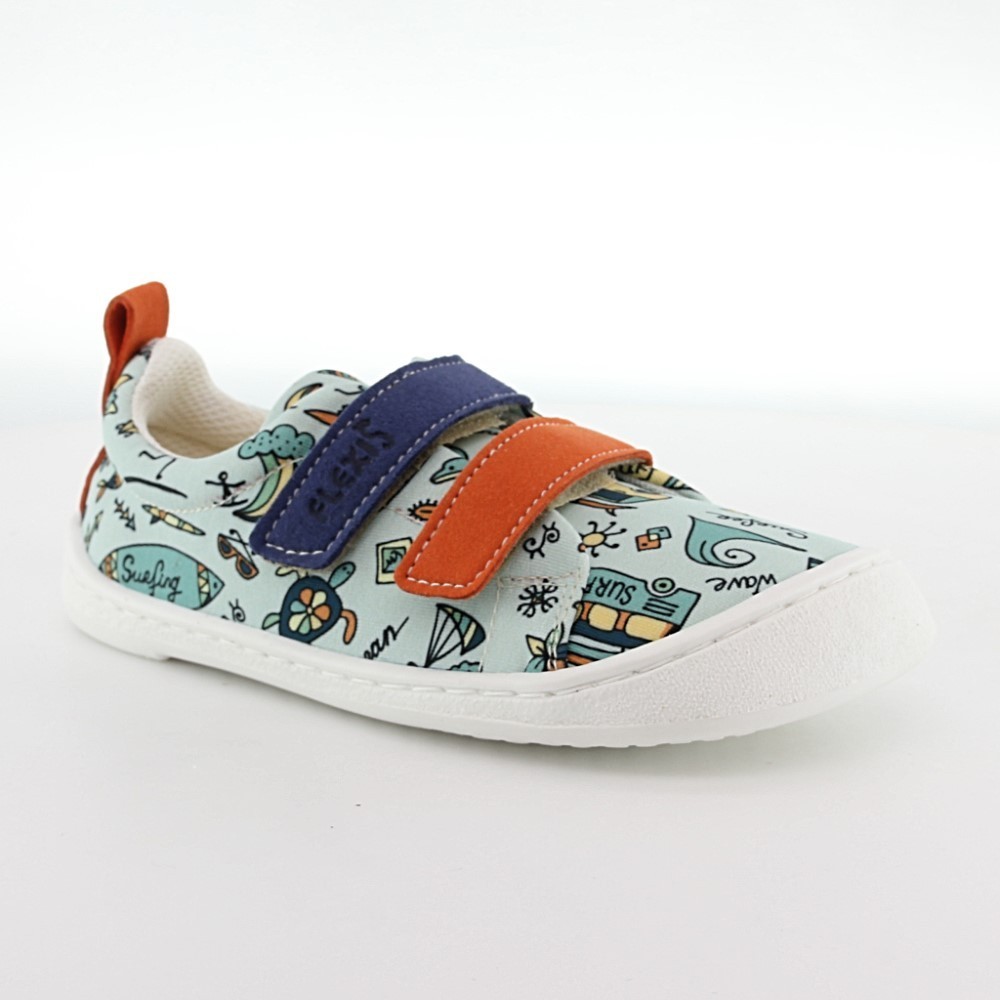 Zapatillas barefoot Flexi Nens 9110-R Surf Verde