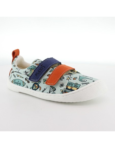 Zapatillas barefoot Flexi Nens 9110-R Surf Verde