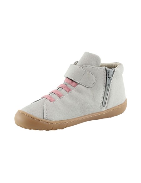 Botines barefoot Coqueflex 15231 Beige-Rosa