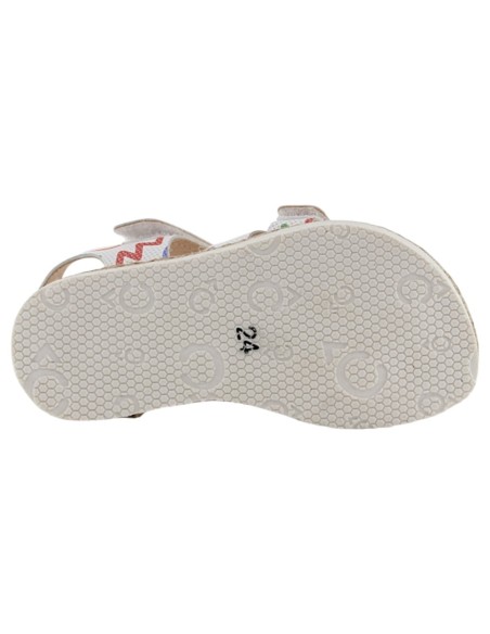 Sandalias barefoot Coqueflex Verea Blanco Multi