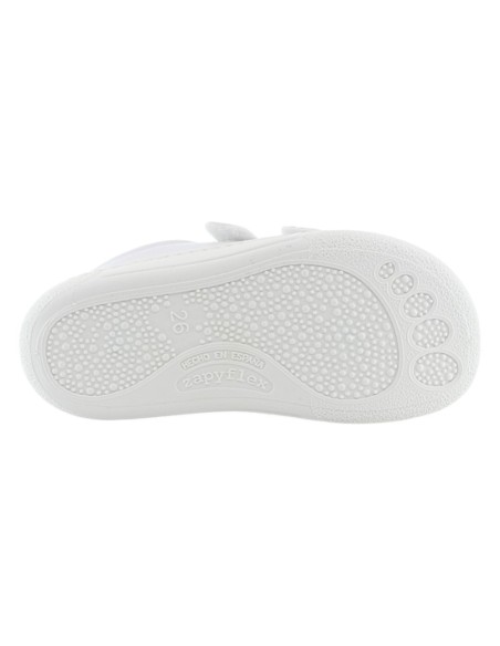Zapatos respetuosos Zapyflex 2 velcros puntera Blanco