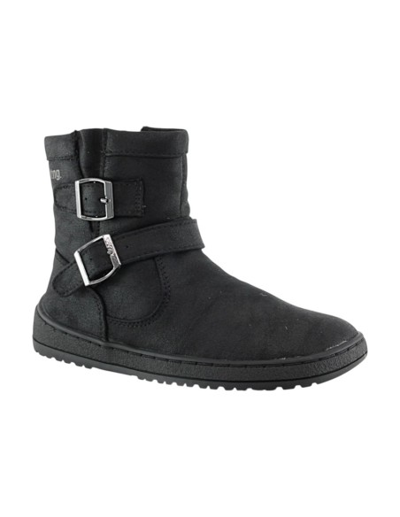 Botines barefoot Mustang Free Hebillas Negro