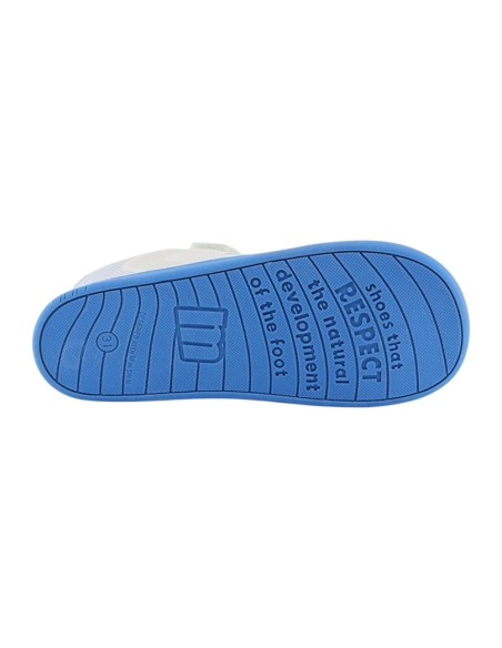Zapatillas multideporte barefoot Mustang Free 49320 Blanco-Jeans
