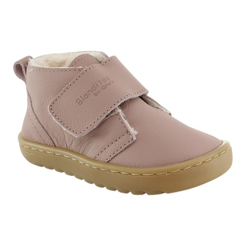 Botines barefoot forrados borrego Blanditos Ottawa Rosa