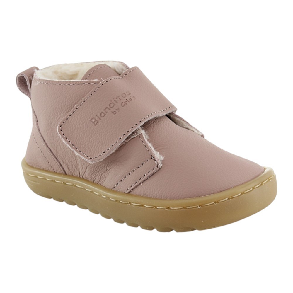 Botines barefoot forrados borrego Blanditos Ottawa Rosa