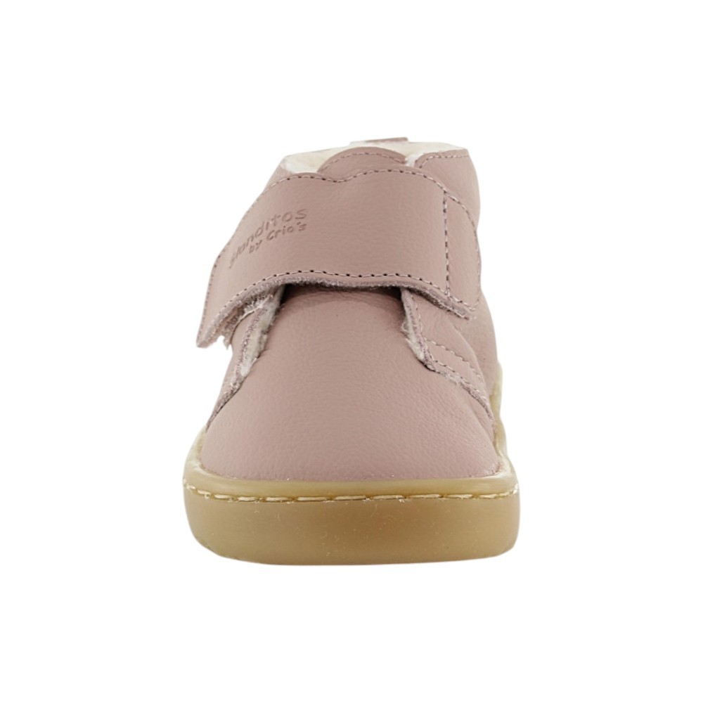 Botines barefoot forrados borrego Blanditos Ottawa Rosa