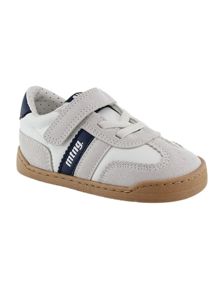 Zapatillas barefoot Mustang Free Respect Blanco-Marino
