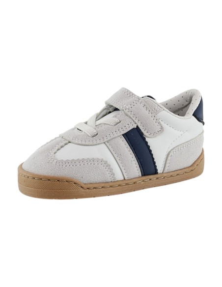 Zapatillas barefoot Mustang Free Respect Blanco-Marino