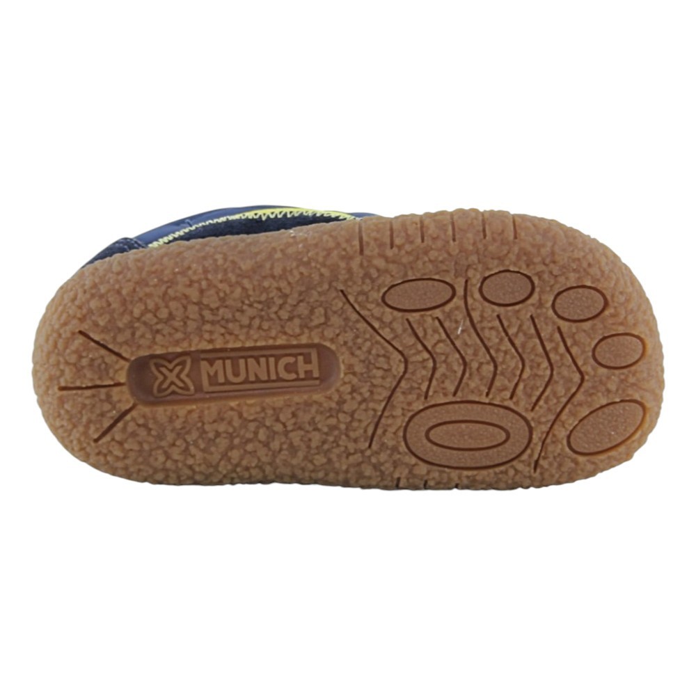Zapatillas barefoot Munich Baby Koda Azul-Amarillo