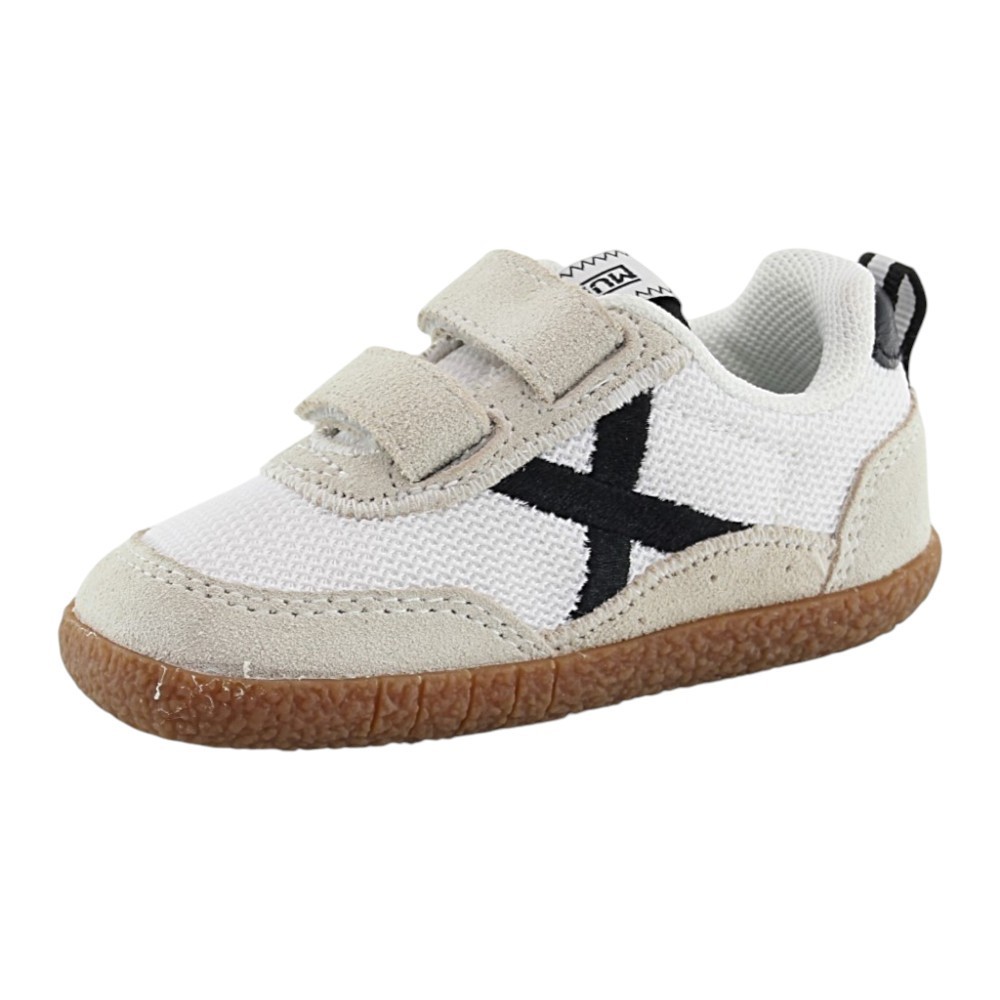 Zapatillas barefoot Munich Baby Koda Blanco-Negro