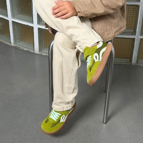 Zapatillas barefoot Lejan One Kids Dark Citron Green 2