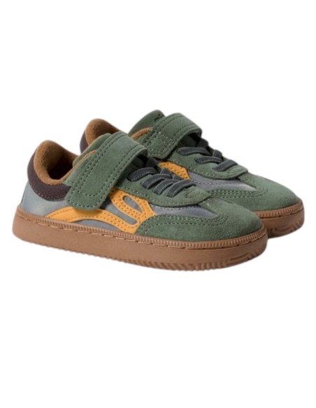 Zapatillas barefoot Lejan One Mineral Gray-Mustard