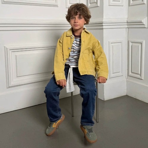 Zapatillas barefoot Lejan One Mineral Gray-Mustard 2