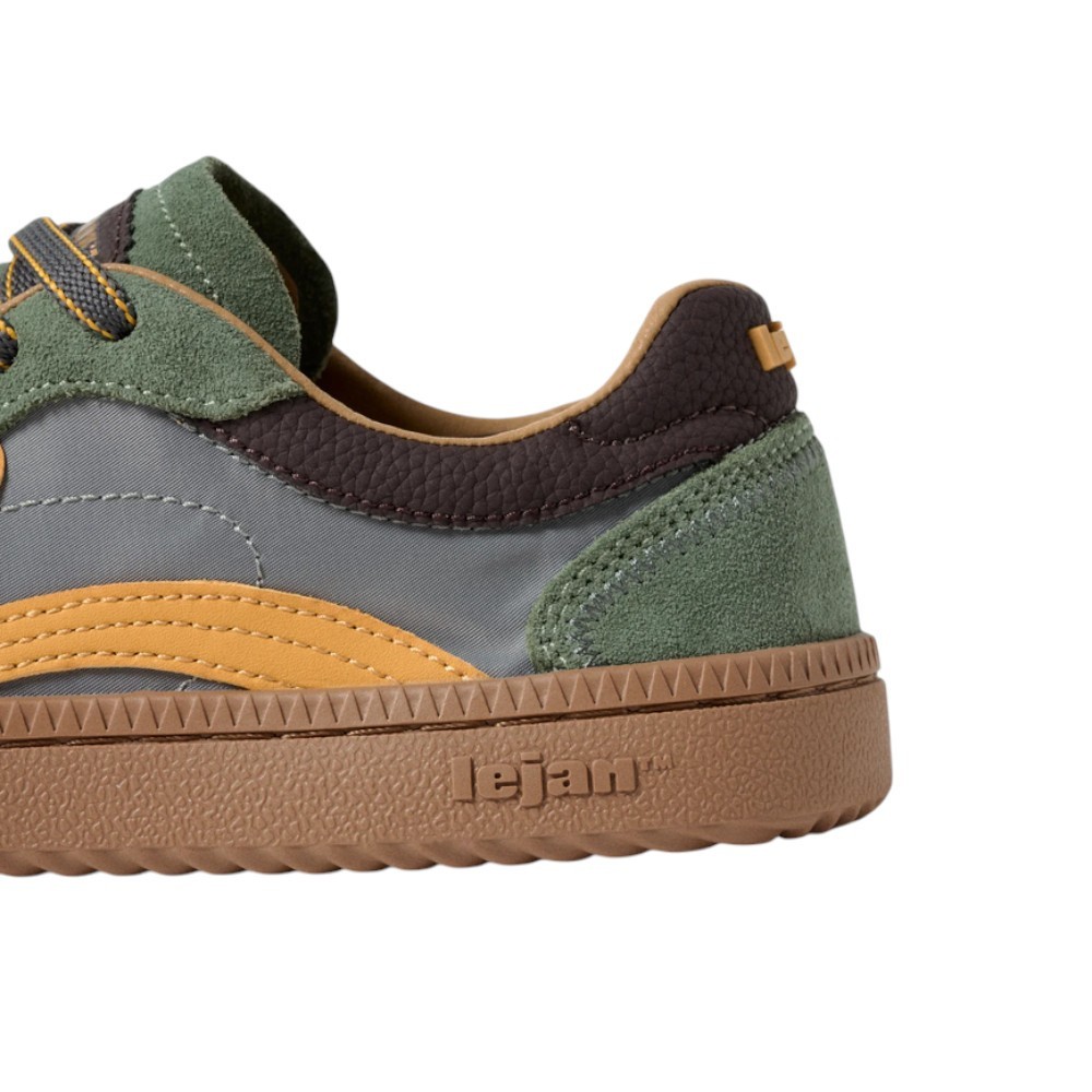 Zapatillas barefoot Lejan One Mineral Gray-Mustard