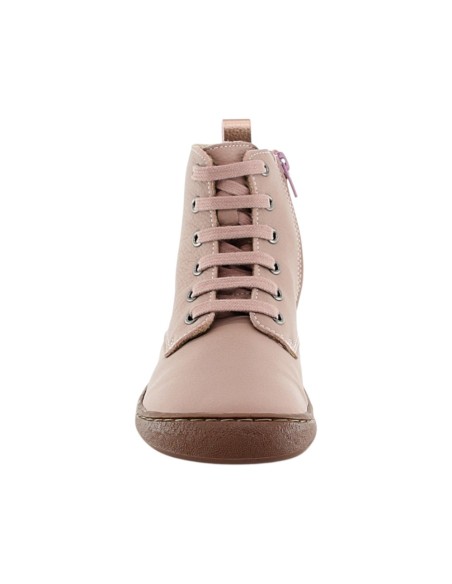 Botines barefoot Flexi Nens 9085-R Rosa Forro térmico
