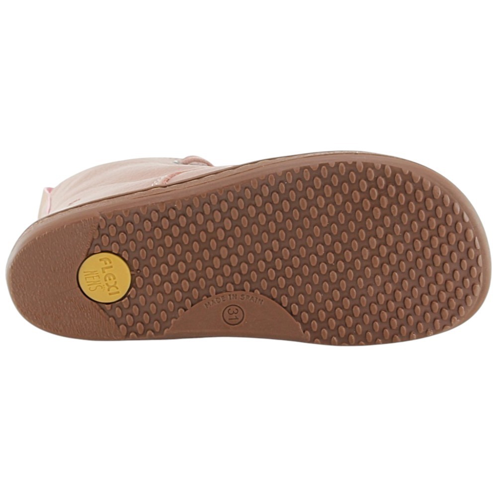 Botines barefoot Flexi Nens 9085-R Rosa Forro térmico