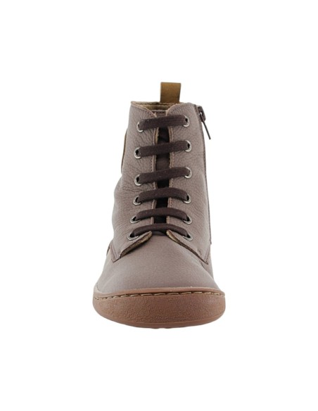 Botines barefoot Flexi Nens 9087-R Tabaco forro térmico
