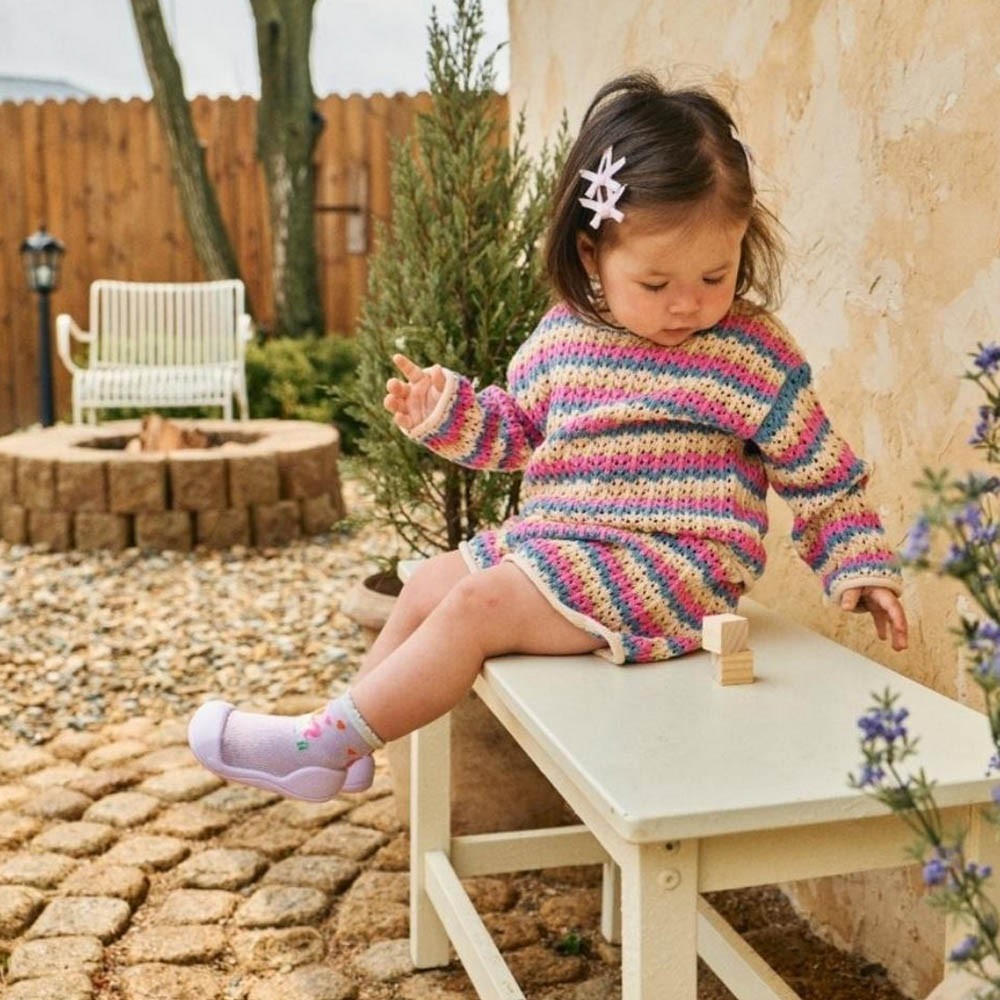 Zapatos primeros pasos Attipas Unicorn Purple