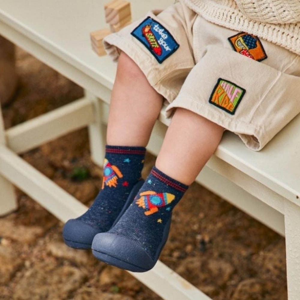 Zapatos primeros pasos Attipas Rocket Navy