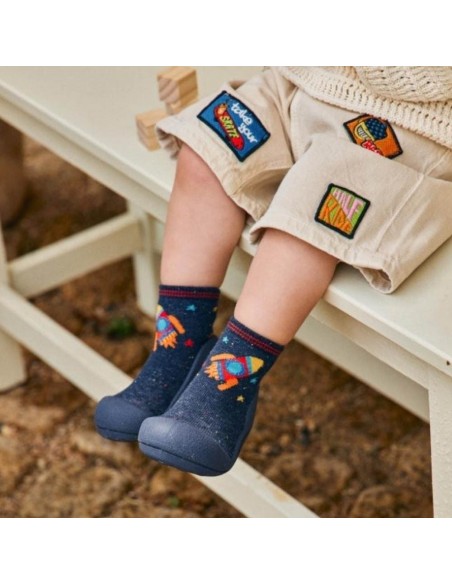 Zapatos primeros pasos Attipas Rocket Navy