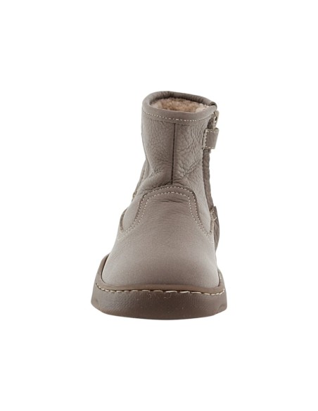 Bota barefoot Andanines Taupe borrego interior