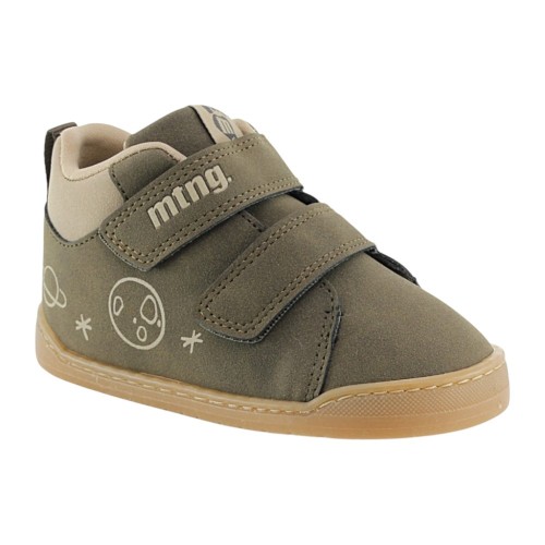 Botines barefoot Mustang Respect Kaki Dibujos