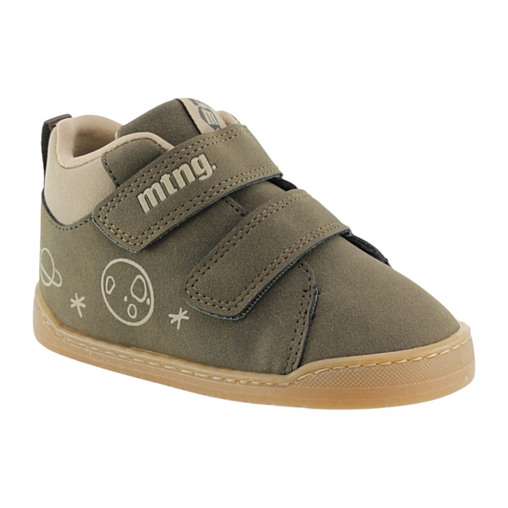 Botines barefoot Mustang Respect Kaki Dibujos